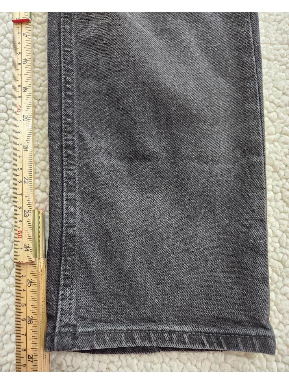 Banana Republic Women's 28 Black High Rise Straight Distressed Jeans - Picture 5 of 12